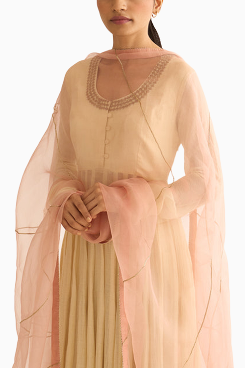 Vara Ivory Anarkali Set