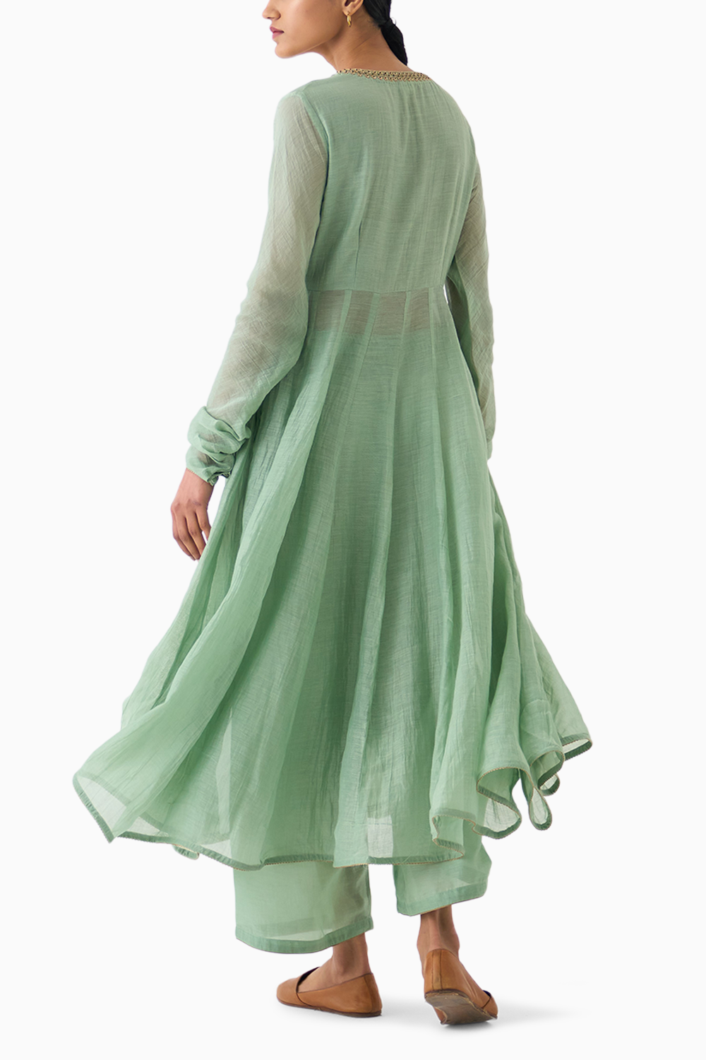 Vara Mint Ghoomar Anarkali Set