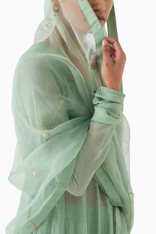 Vara Mint Ghoomar Anarkali Set