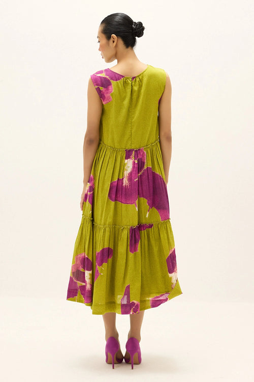 Green Plum Florine Dress