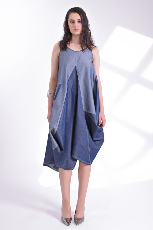 Blue Raya Dress