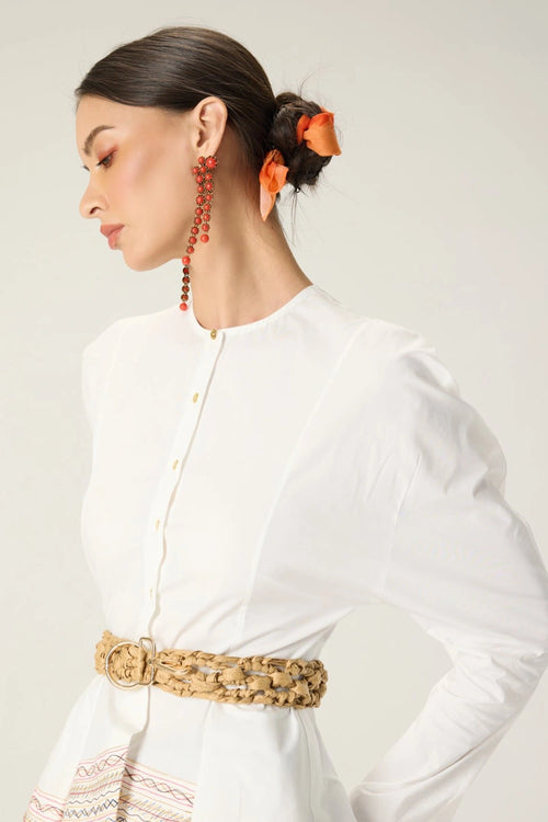 White Logan Blouse
