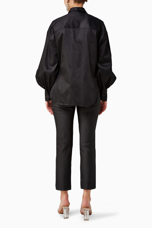 Blue Poppy Oversized Shirt