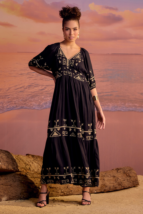The Kalie Flowy Maxi Dress
