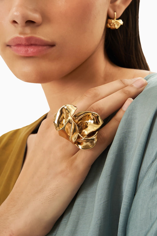 Magnolia Leaf Ring
