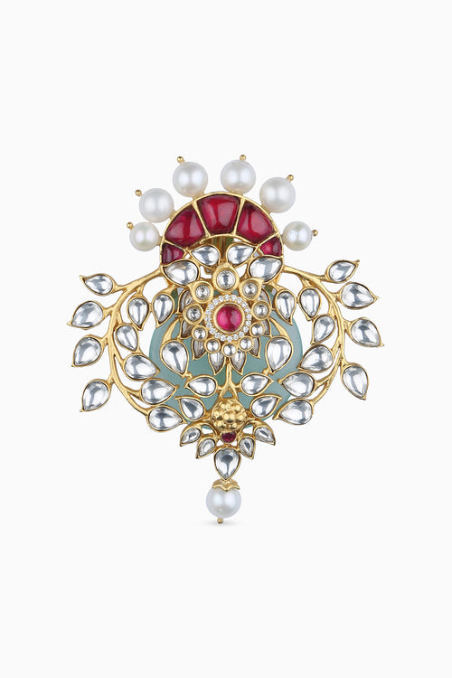 Queen Of Hearts Embellished Brooch