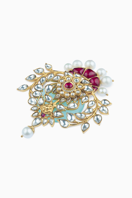 Queen Of Hearts Embellished Brooch