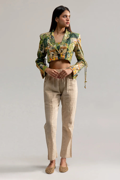 Vantara Crop Blazer