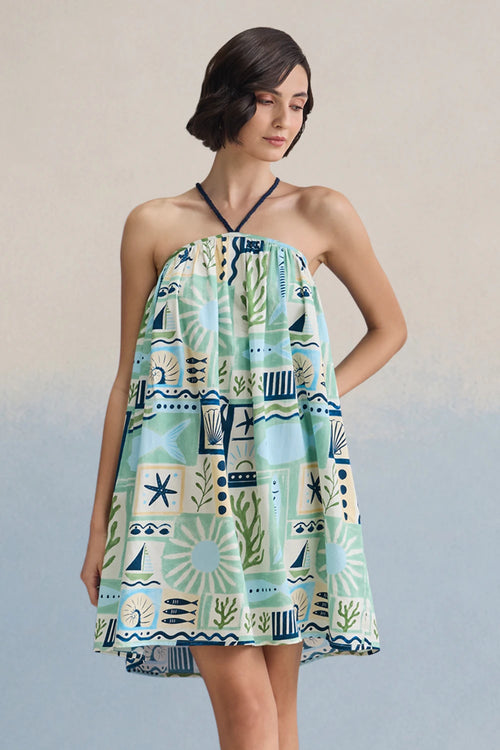Coastal Mint Short Dress