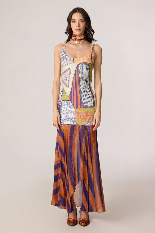 Multi Capri Dress