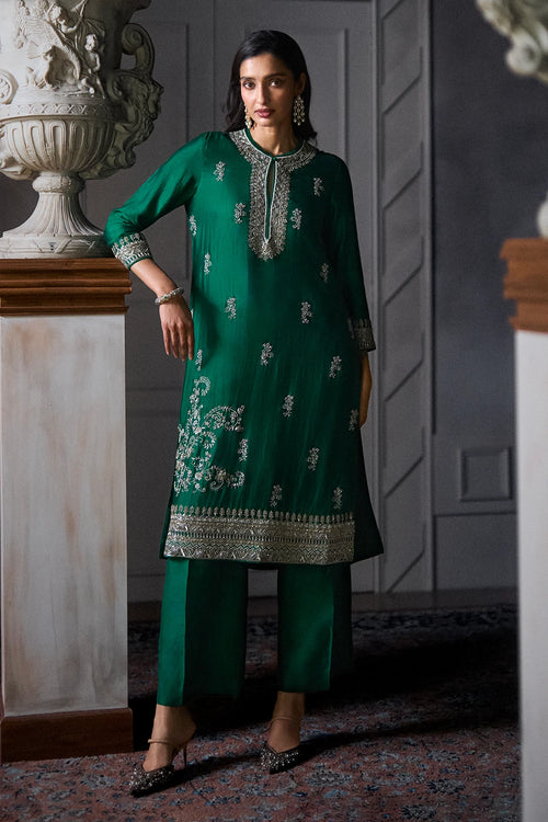 Orina Green Kurta Set