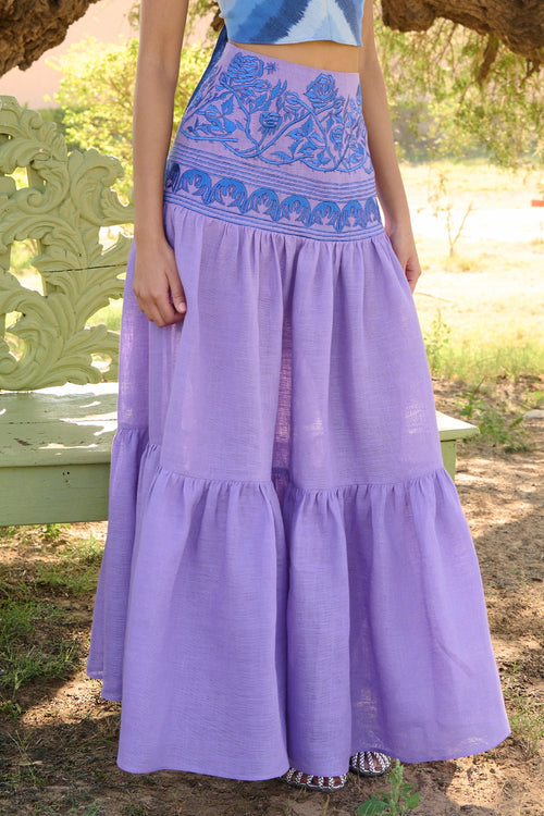 Purple Espina Skirt