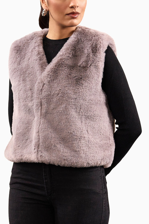 Furry Cloud Vest