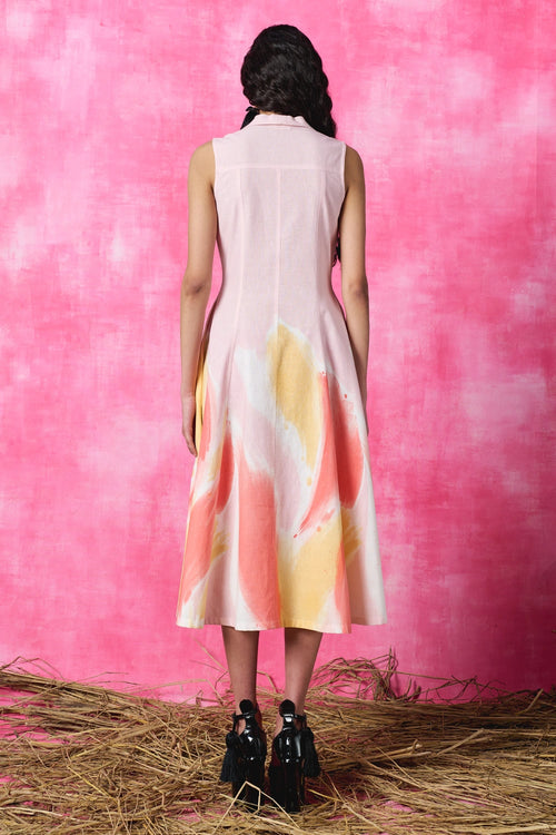 Blush Pop Belted Dress