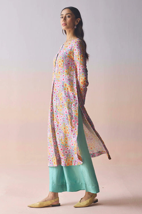 Wildflower Dawn Blue Kurta Set