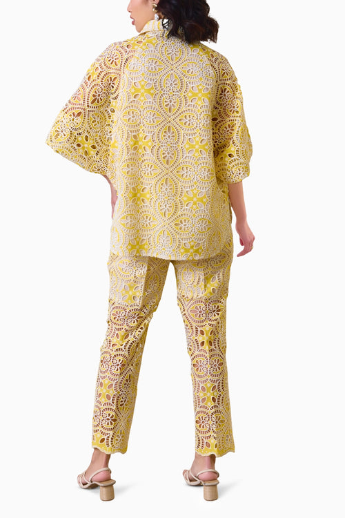 Sunshine Lace Elegance Co-ord Set