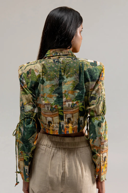 Vantara Crop Blazer