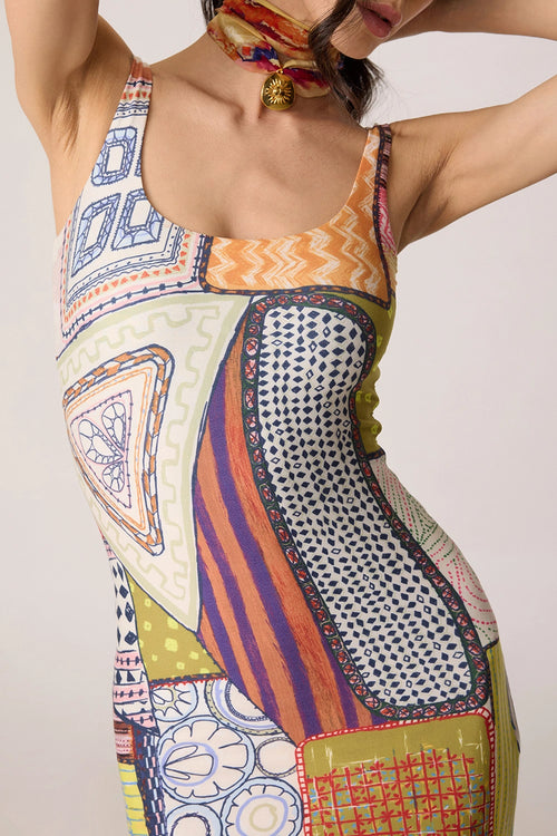 Multi Capri Dress