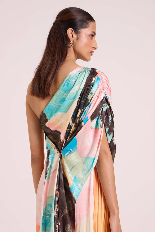Selene Draped Maxi Dress