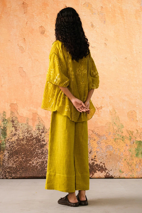Leaf Green Meadow Co-ord Set