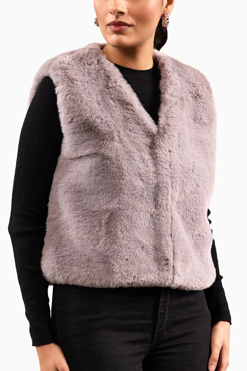 Furry Cloud Vest