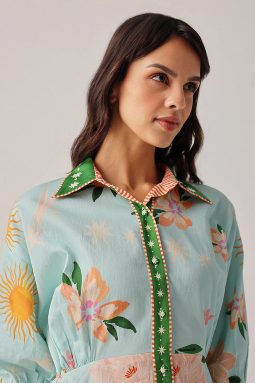 Azure Isles Lena Midi Dress