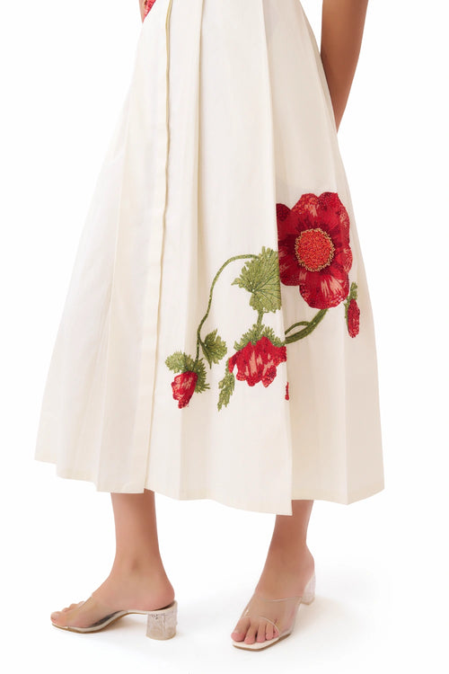 Crimson Poppy Dress