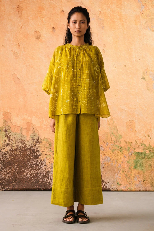 Leaf Green Meadow Co-ord Set