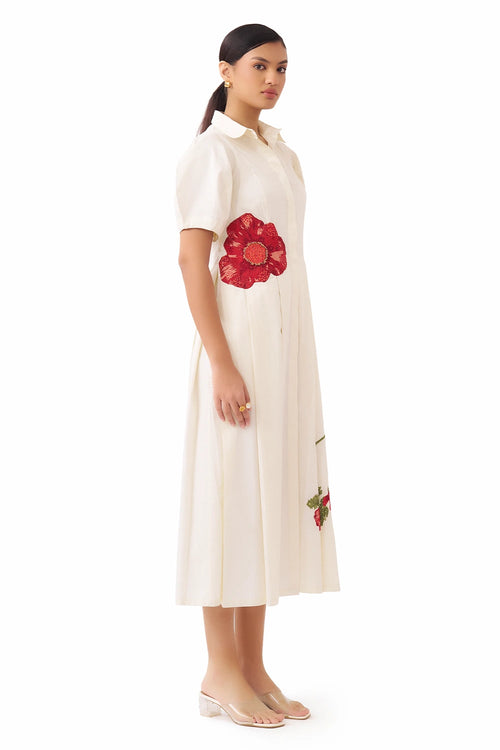 Crimson Poppy Dress