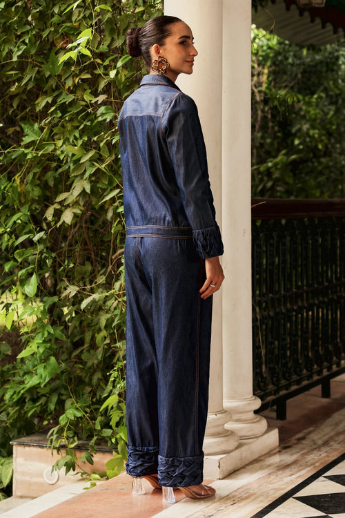Chinqi Terri Denim Co-ord Set