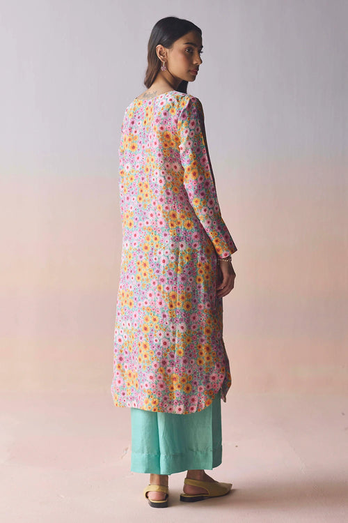 Wildflower Dawn Blue Kurta Set