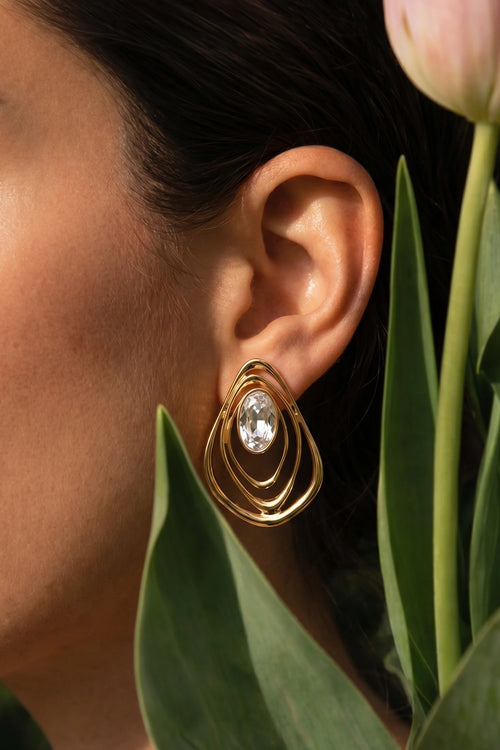 Wave Statement Earring
