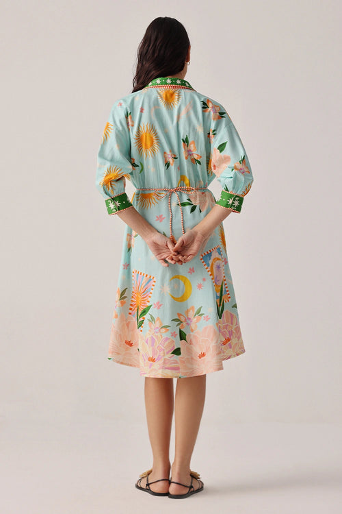 Azure Isles Lena Midi Dress