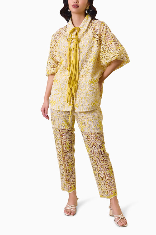 Sunshine Lace Elegance Co-ord Set