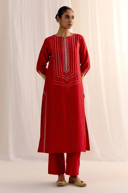 Rang-E-Surkh Kurta Set