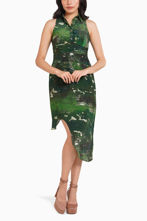 Sage Shirt Dress
