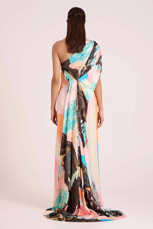 Selene Draped Maxi Dress