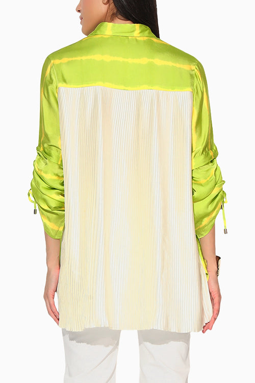 Ivy Shibori Striped Shirt