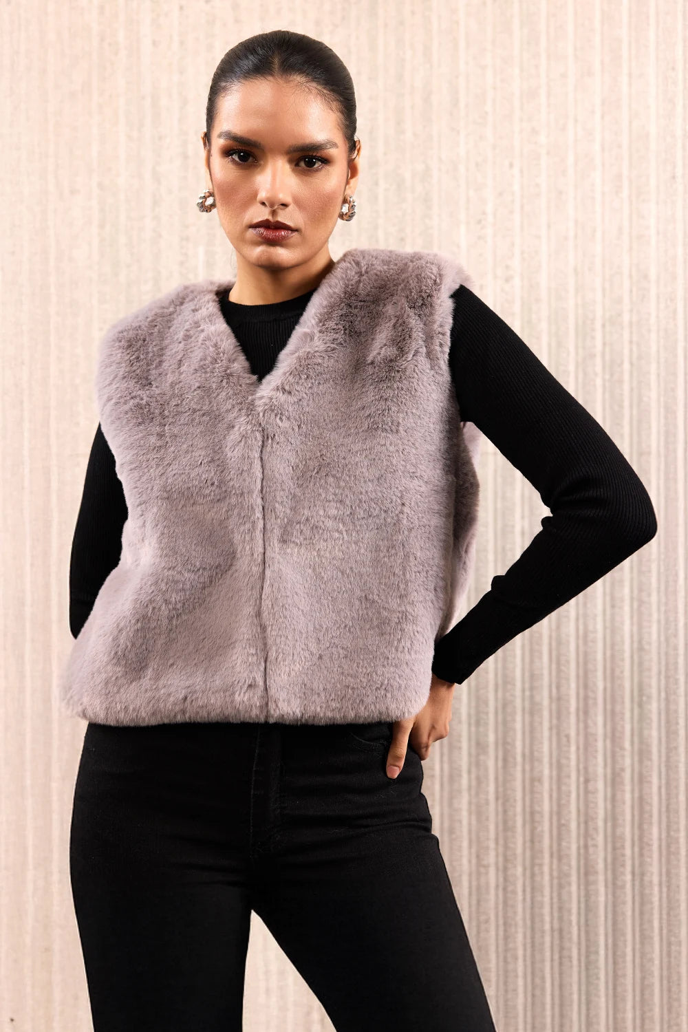 Furry Cloud Vest