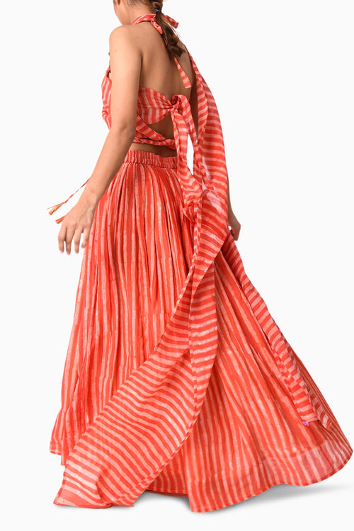 Diy Coral Shima Tama Sari Set