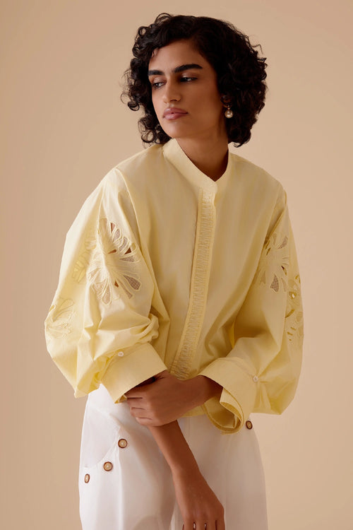 Ann Yellow Shirt With Pants