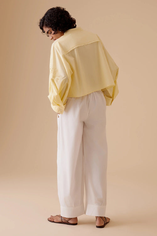 Ann Yellow Shirt With Pants