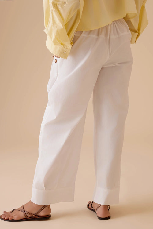 Manya White Pants