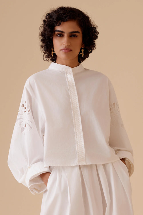 Ann White Shirt