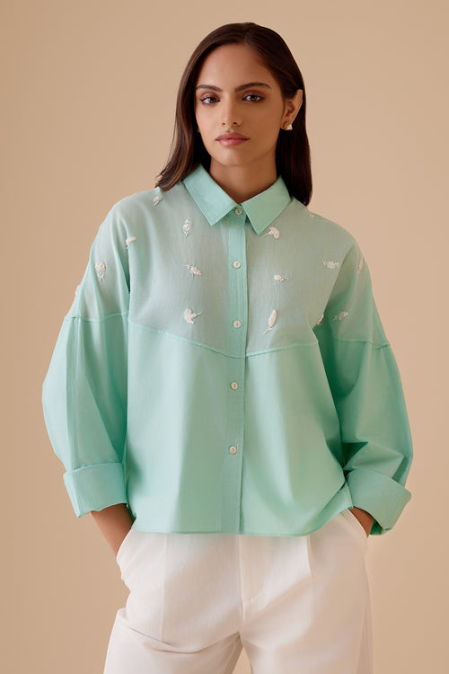 Emma Mint Shirt