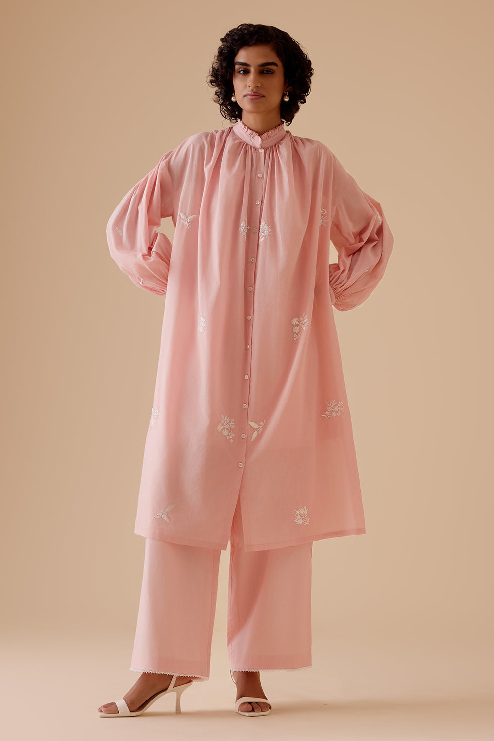 Ina Pink Kurta Set