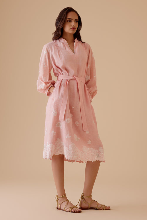 Sana Long Pink Dress
