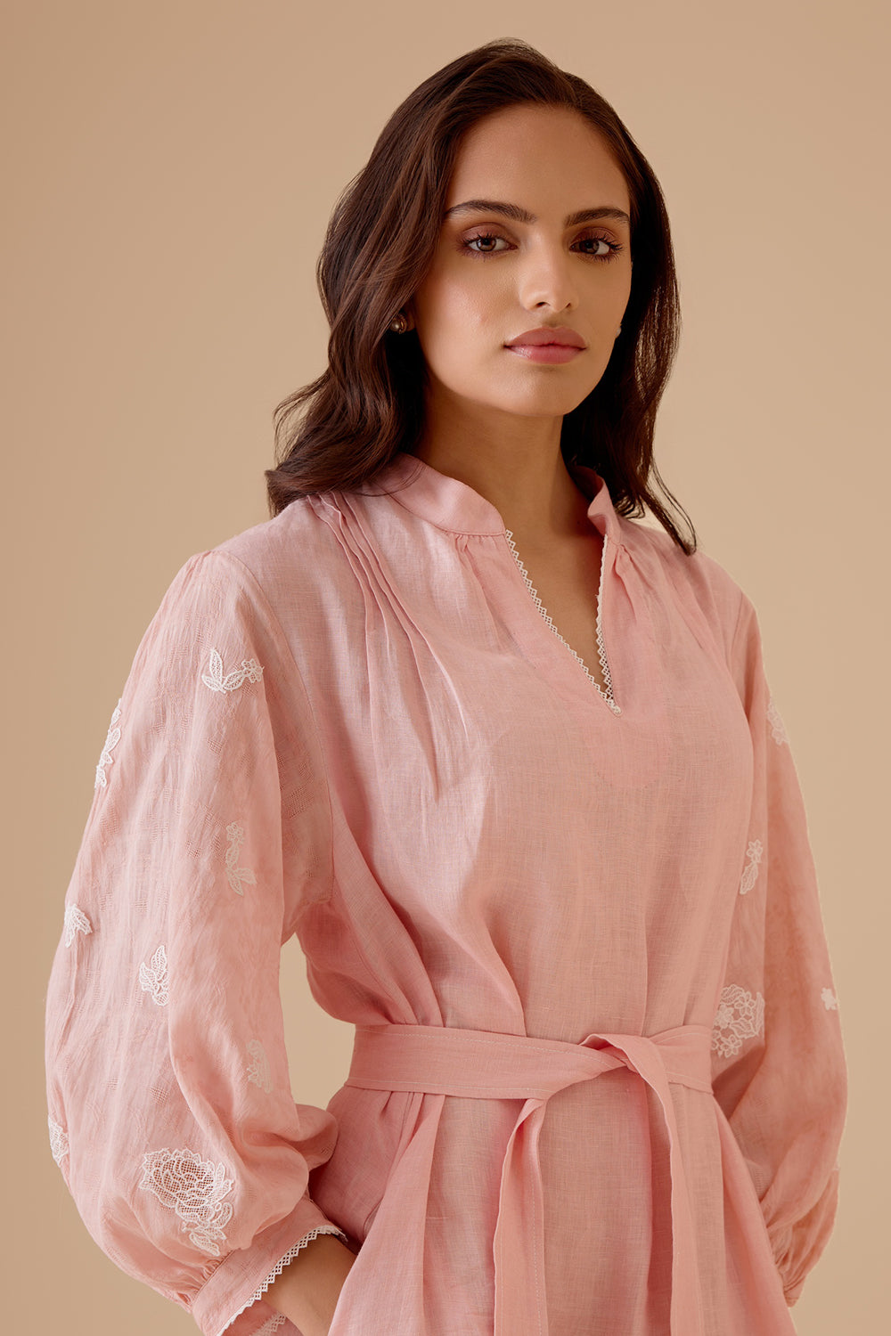 Sana Long Pink Dress