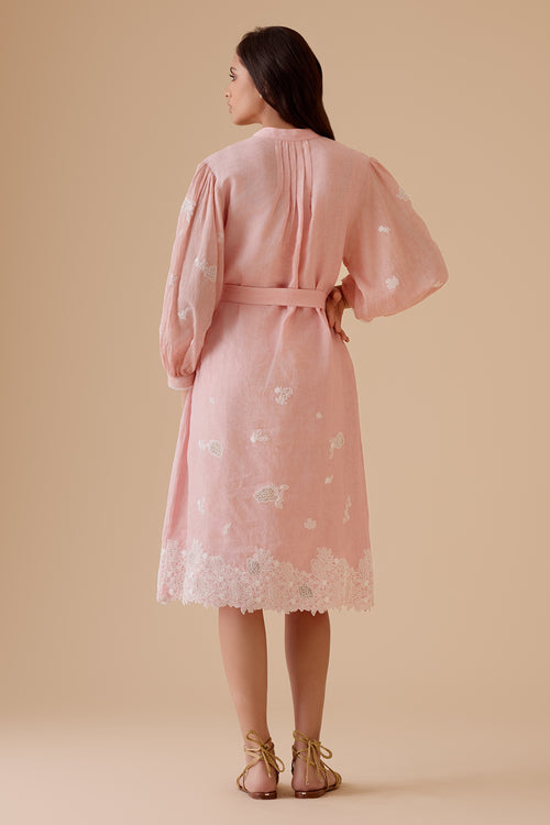 Sana Long Pink Dress