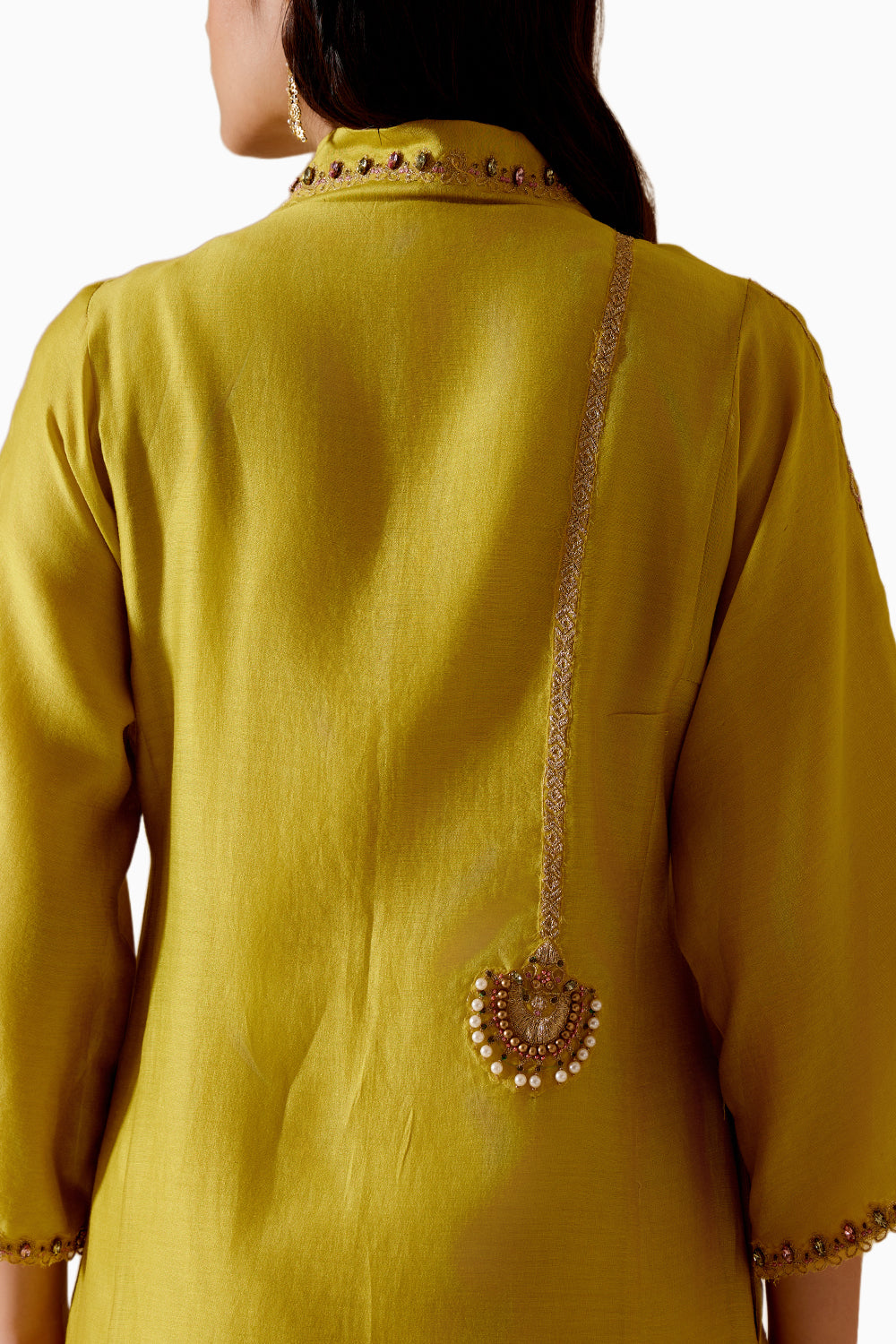 Ambreen Yellow Kurta Set with Dupatta